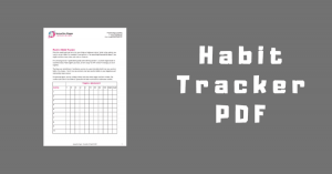 habit tracker cover