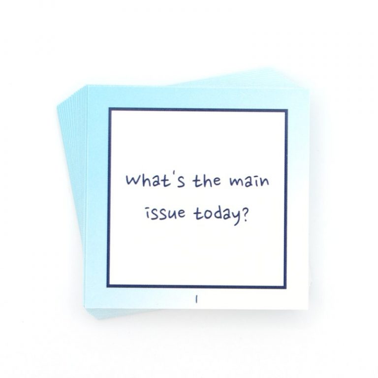 smooth conversations - blue clairty cards
