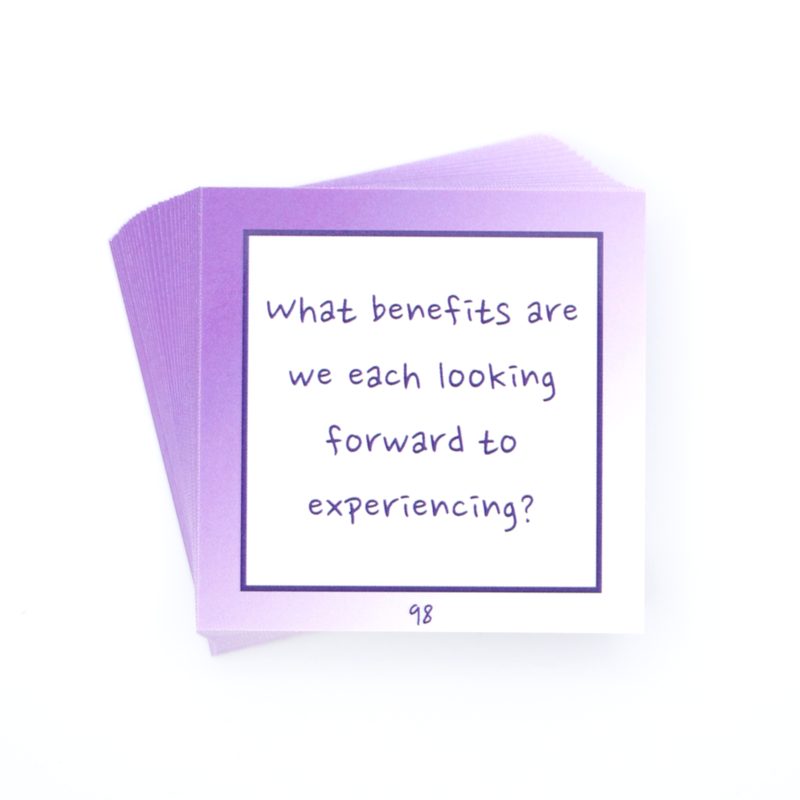 smooth conversations - purple harmony cards